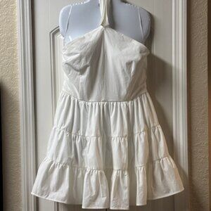 NWT TCEC- White Mini Dress- L